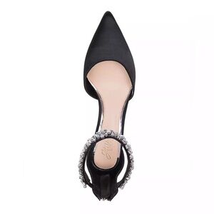 Jewel Bradley Mischka black heels
